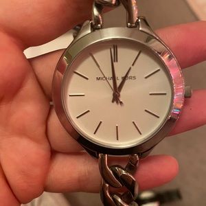 Michael Kors silver woman’s watch